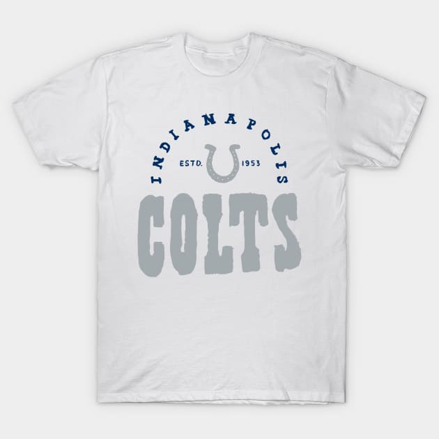 Indianapolis Coooolts 08 T-Shirt by Very Simple Graph